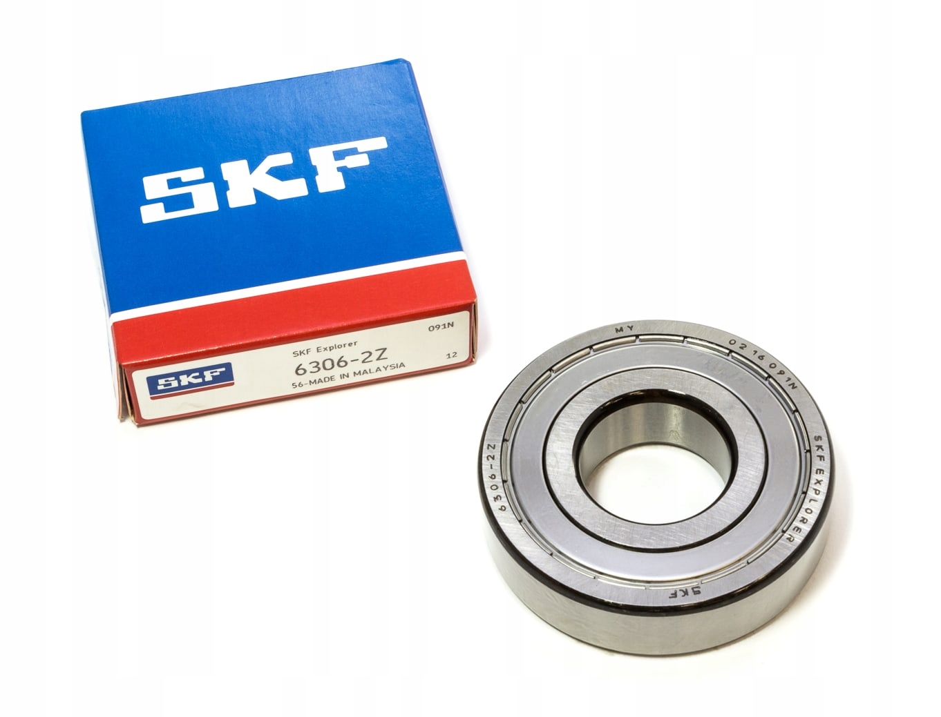 ŁOŻYSKO 6306 ZZ SKF METAL PYŁOODPORNE DO PRALKI