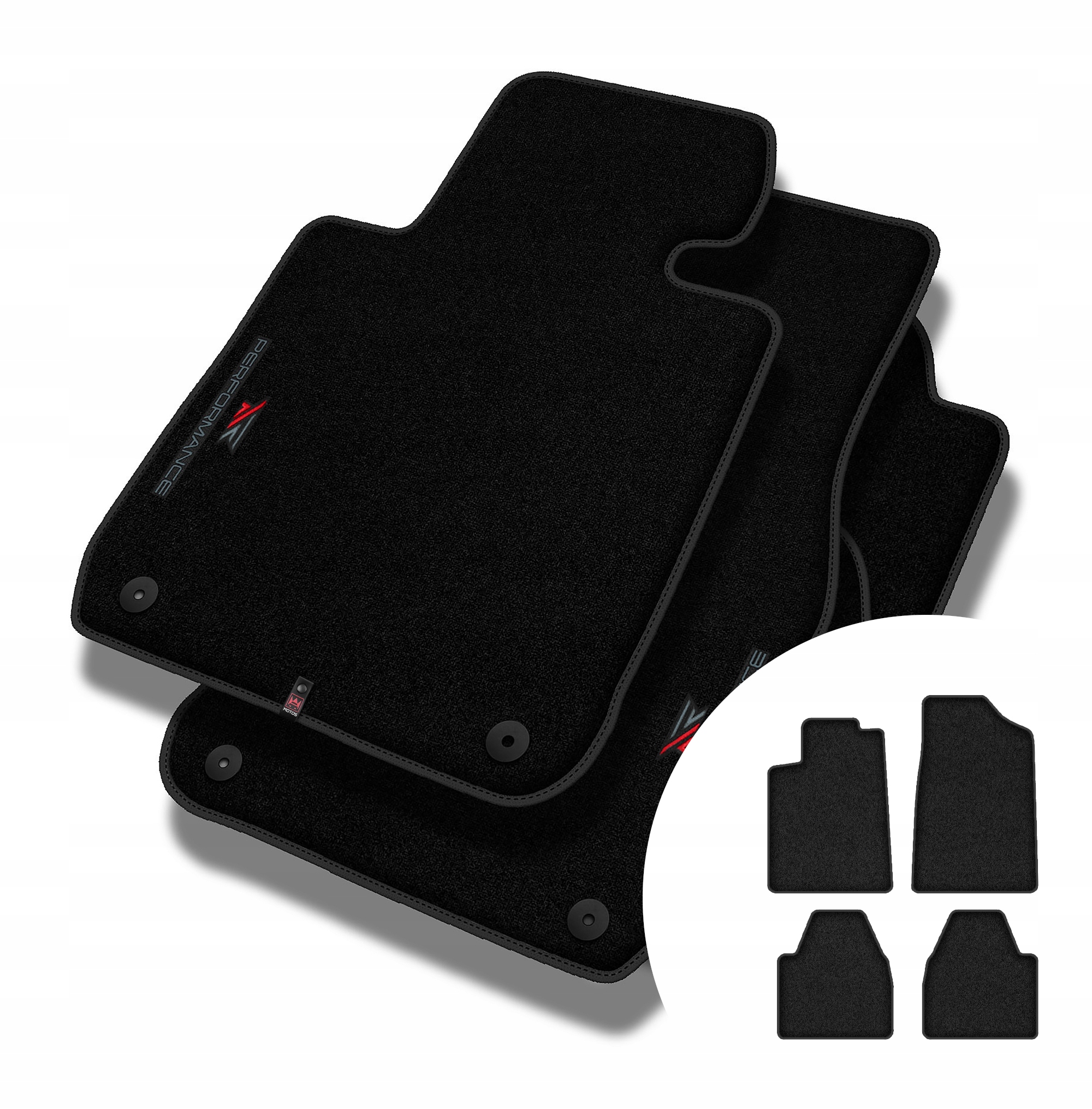 Velúrové koberčeky Performance Premium pre Peugeot 607 2000-2010