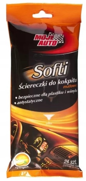 

Ściereczki chusteczki do kokpitu 24szt Moje Auto