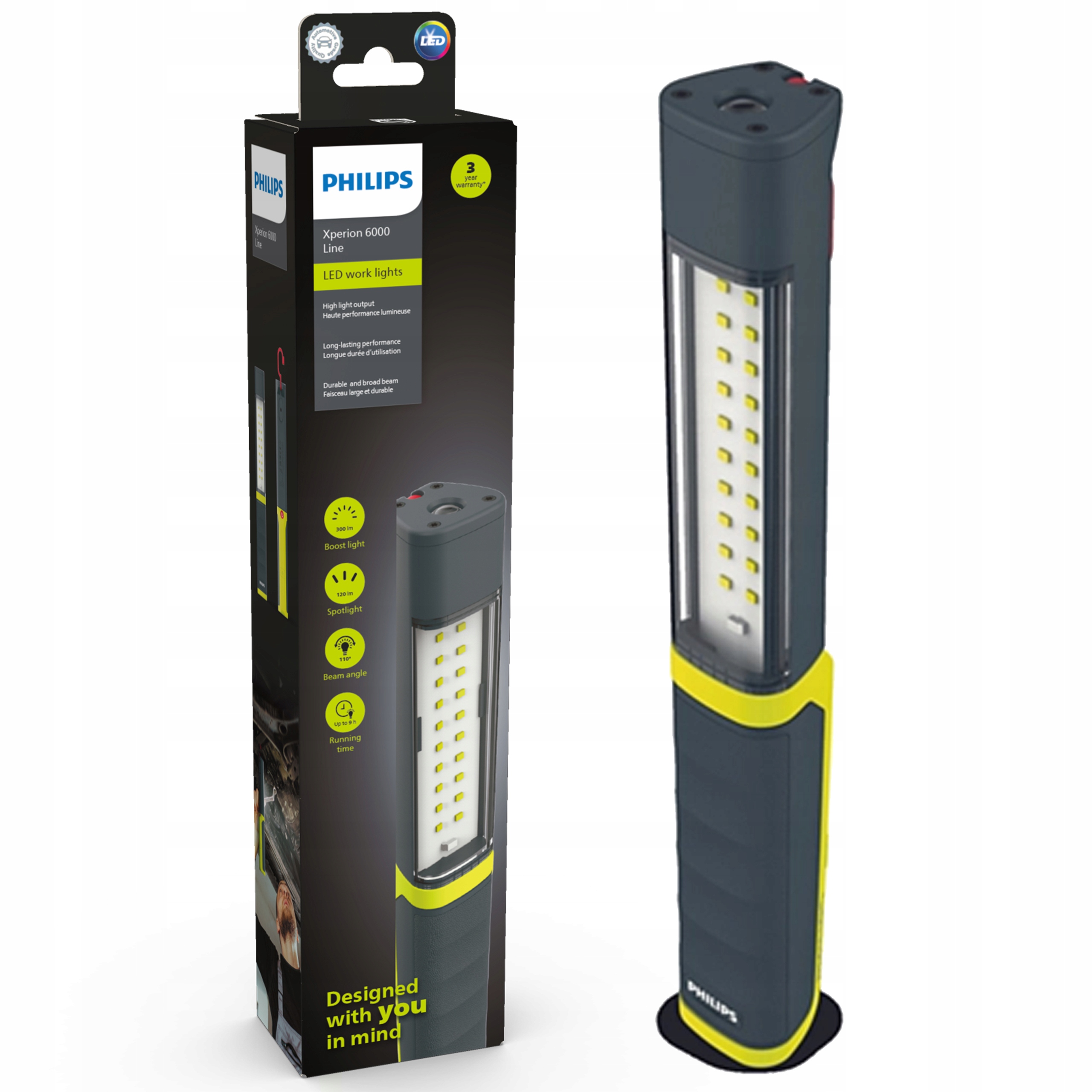 PHILIPS ЛАМПА ДЛЯ МАСТЕРСКОЙ XPERION6000 LINE 300LM