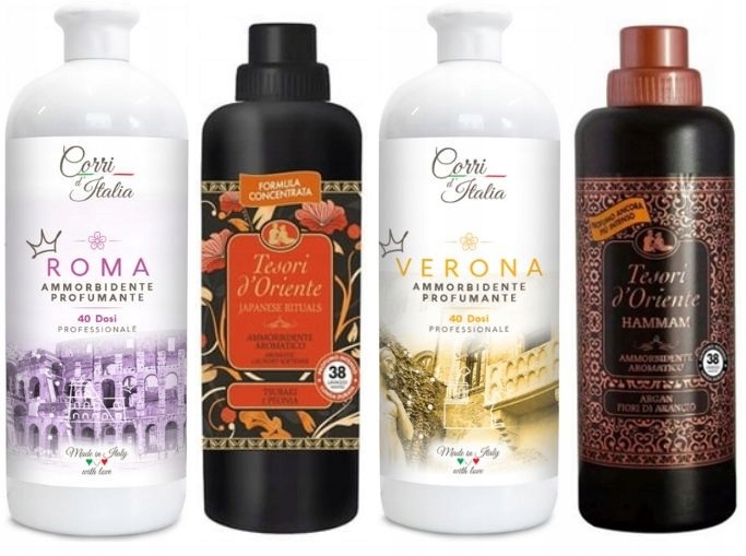 Levně Sada 4 Krásných Tekutin Corri d`ITALIA a Tesori d`ORIENTE Hjvr
