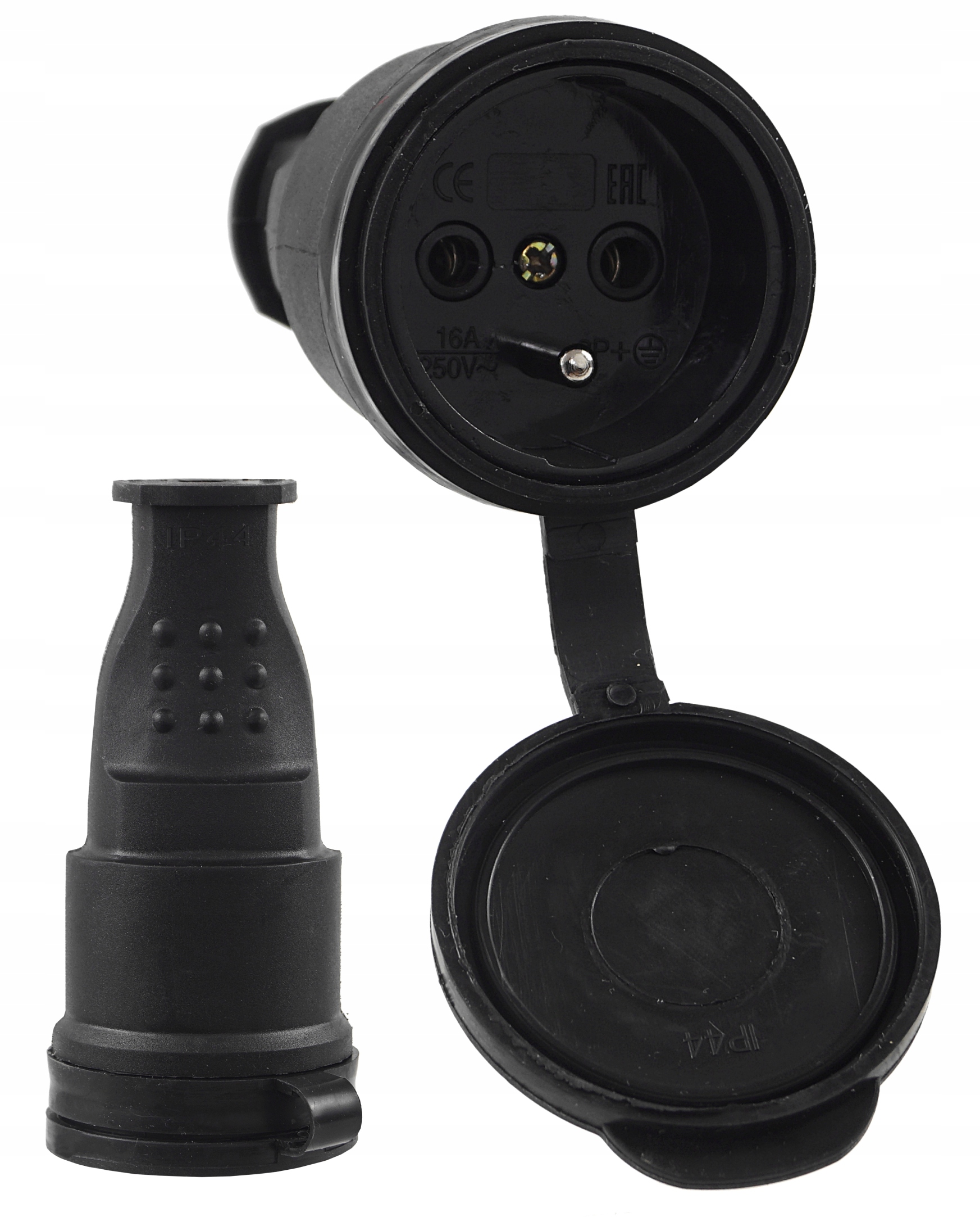 

Gniazdo gumowe 16A 230V IP44 hermetyczne AEI602279