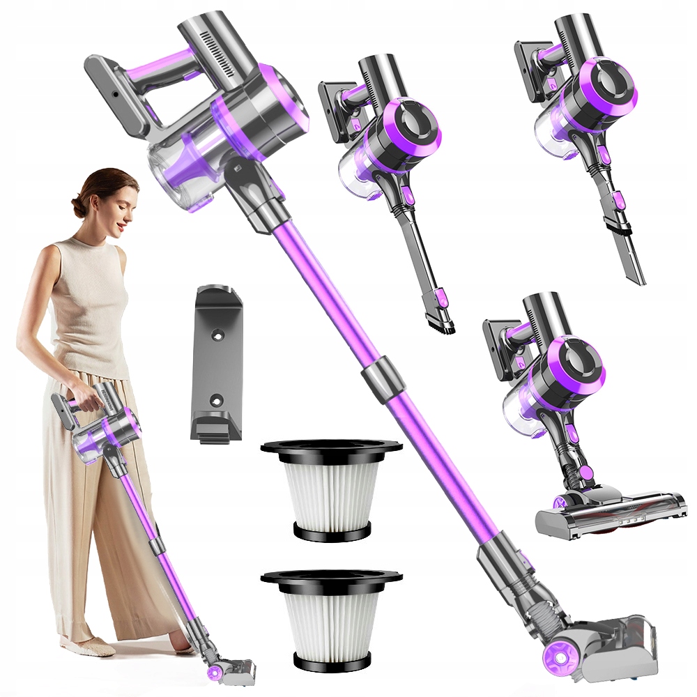 Odkurzacz Bezprzewodowy Silnik Bezszczotkowy Cichy Sprzetanie Petów