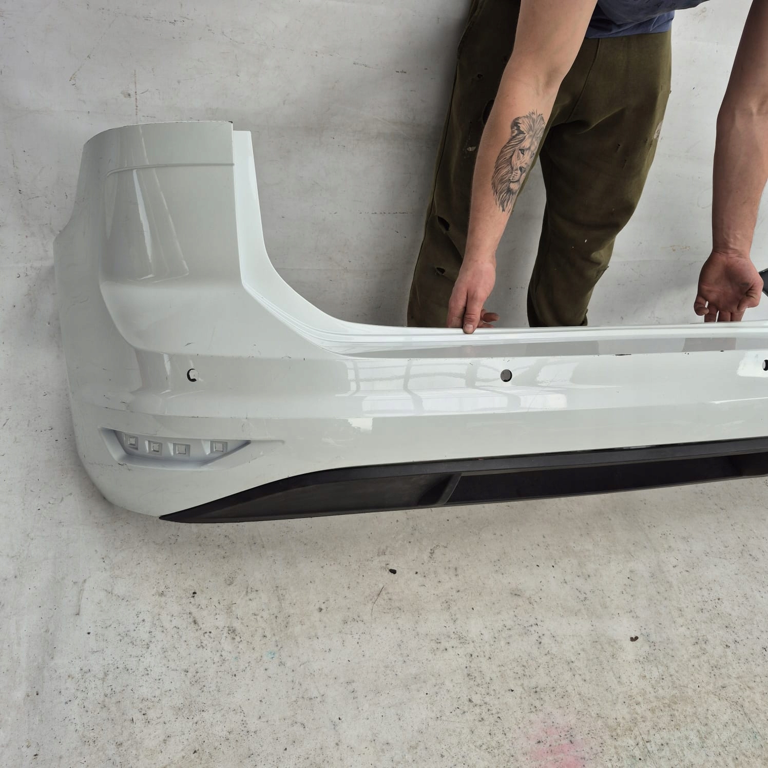 VW TOURAN II 2 15-> bumper rear part rear 6XPDC
