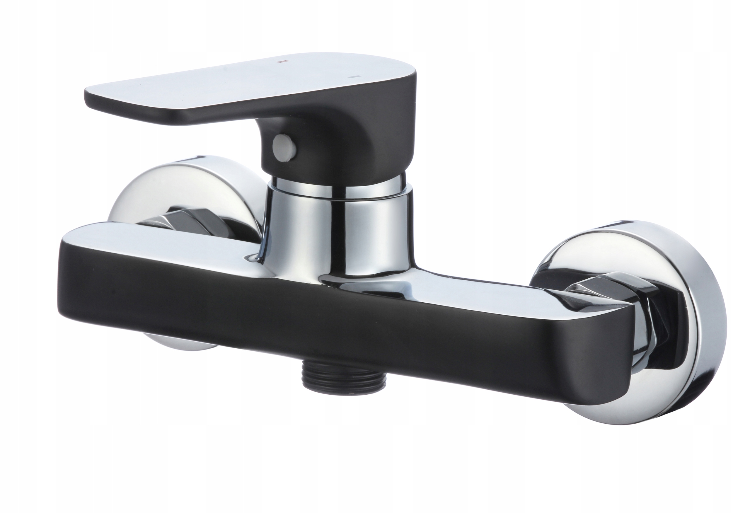 

Bateria Natryskowa Ścienna Senja Black-chrom