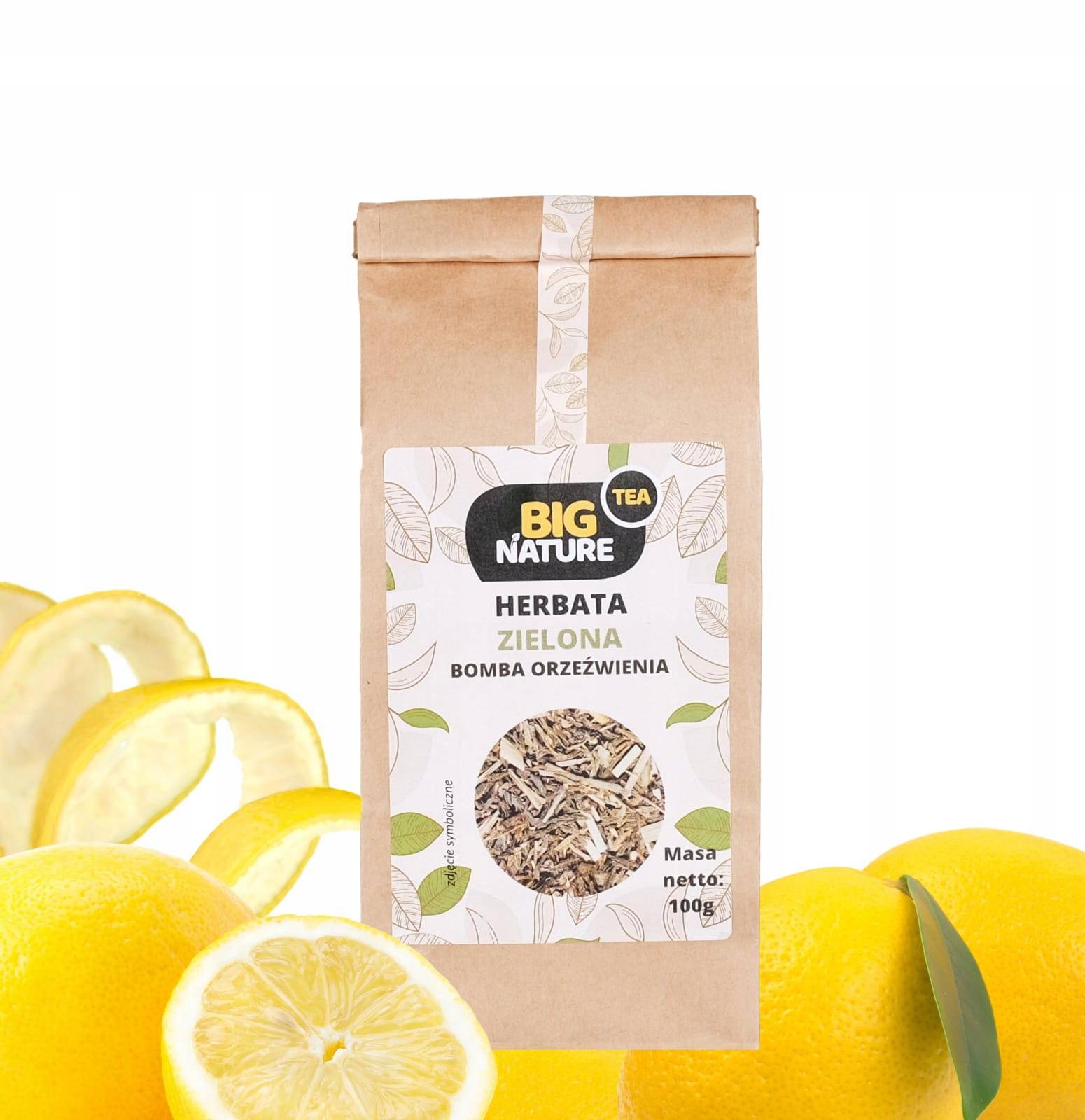 Herbata zielona MOC NATURY 100g - BIG NATURE — 3