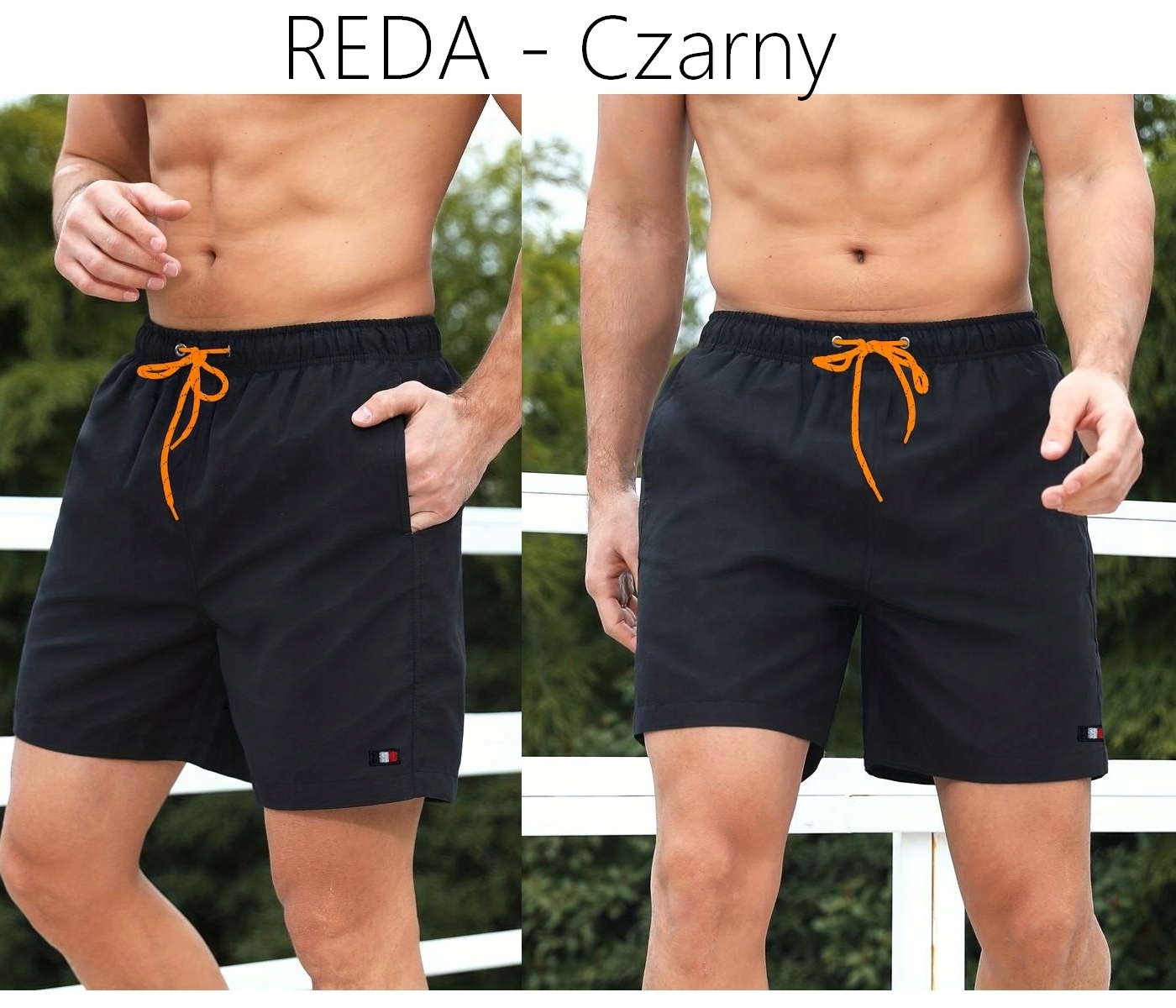 SPODENKI KĄPIELÓWKI MĘSKIE Krótkie szorty KĄPIELOWE szybkoschnące SIDE 3XL Fason Spodenki