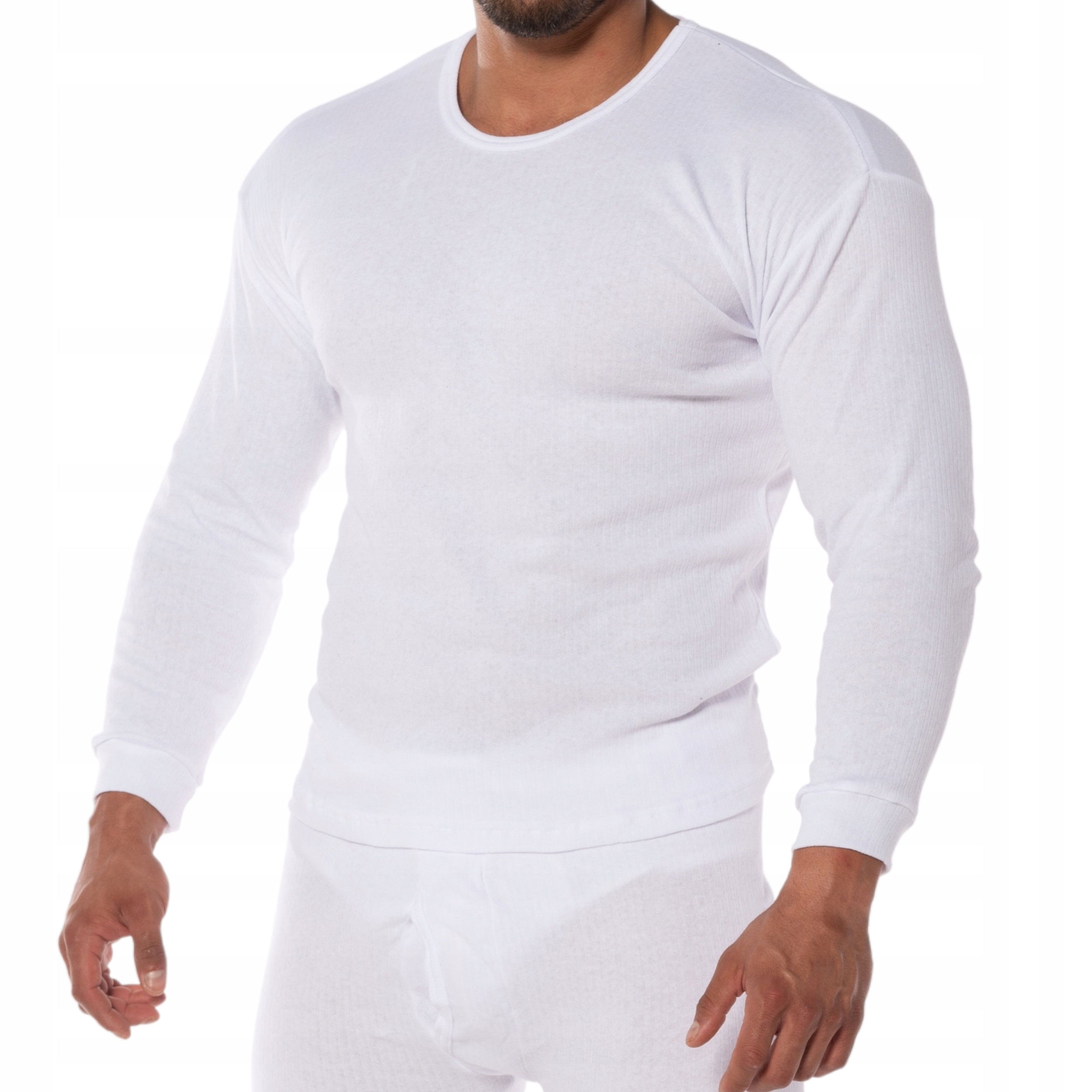 POLSKI PODKOSZULEK MĘSKI OCIEPLANY BAWEŁNIANY Bluzka Termo Termiczna XL