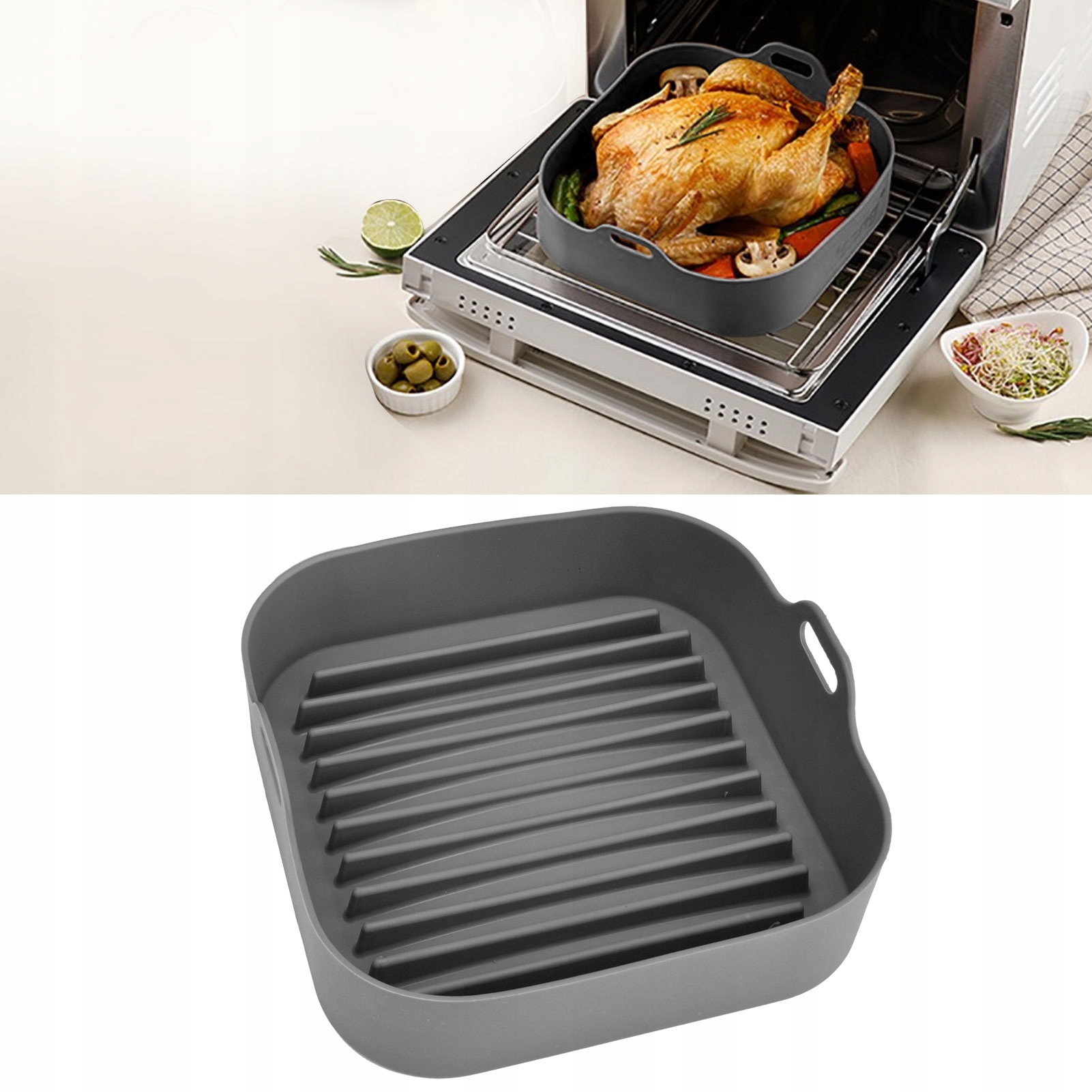 FORMA WYPIEKÓW FRYTKOWNICY SILIKONOWA 20CM Model l8