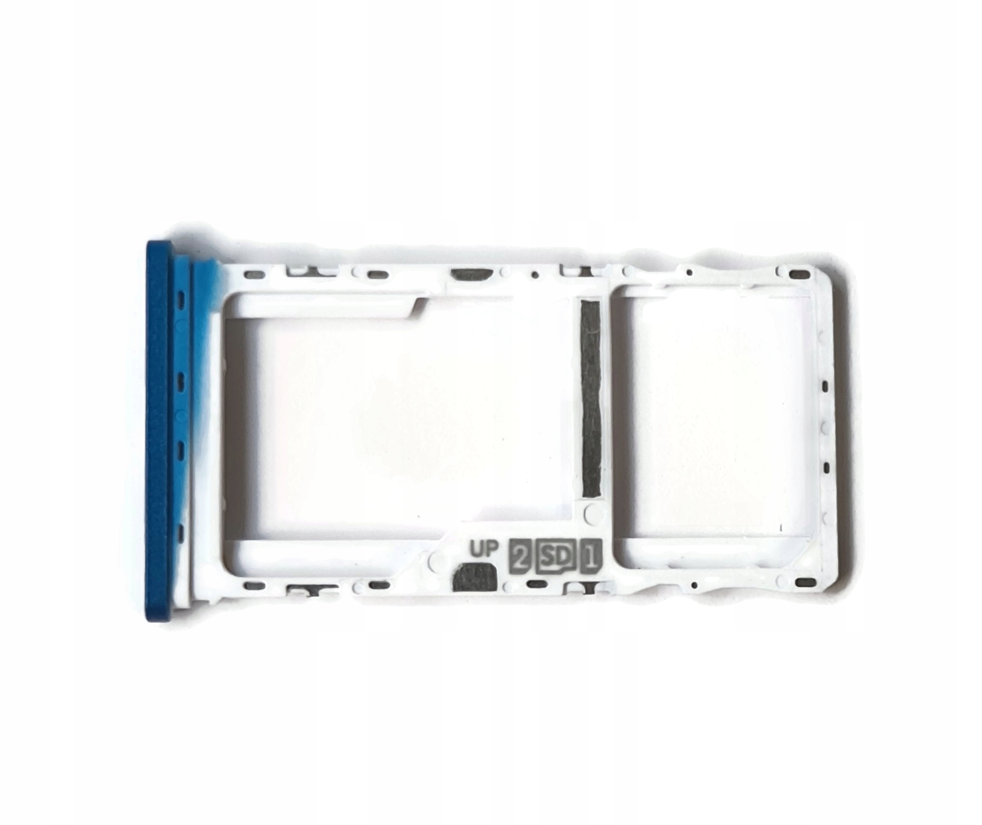 Szufladka tacka karty SIM do Motorola Moto E7 Plus (XT2081) niebieska