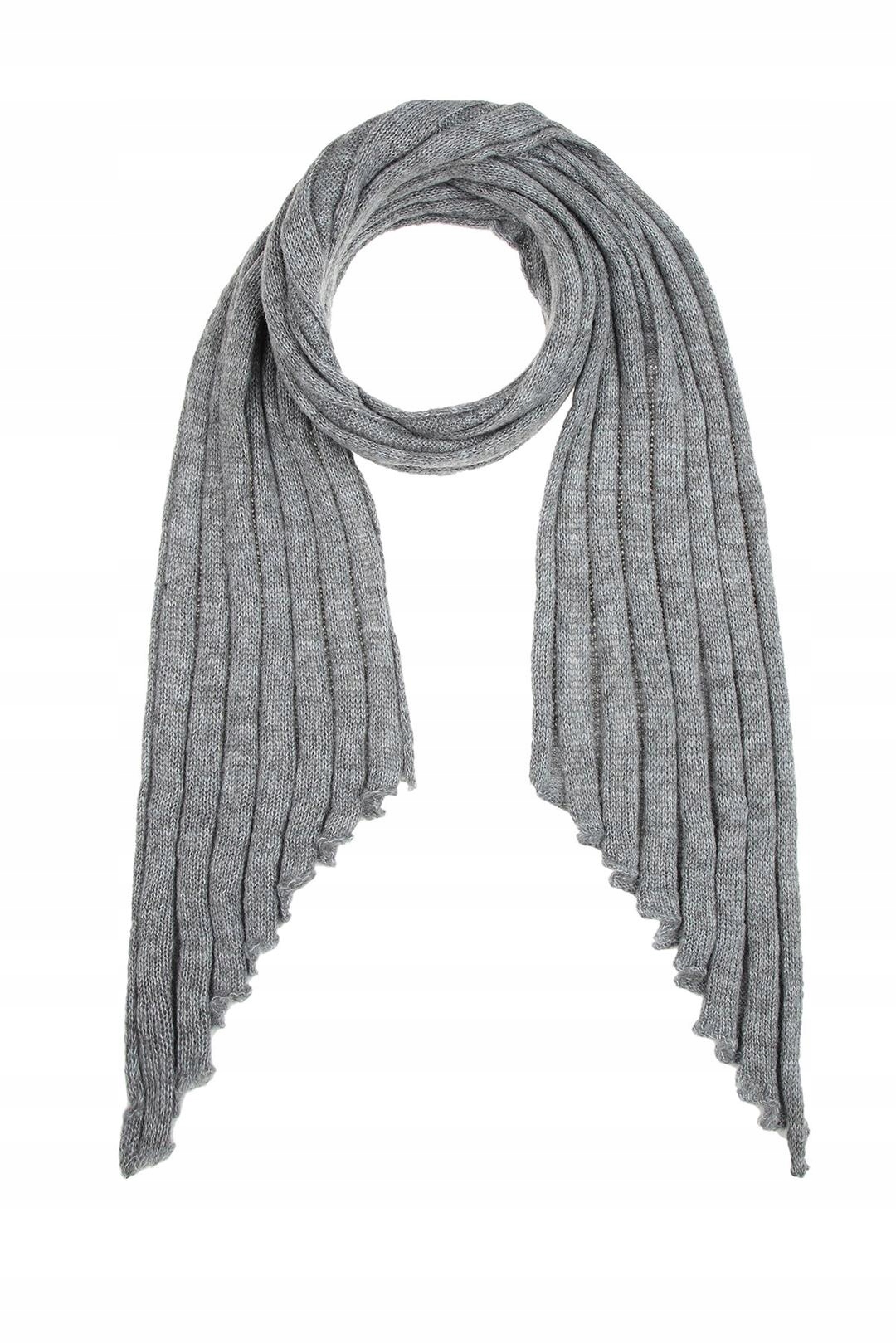 

Szal damski Snowy Ciemny szary Polski producent