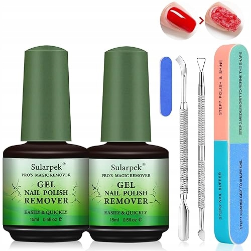 Gel Na Odstraňování Laku Na Nehty Rychle Působící 2X15 ML Pro Ženy