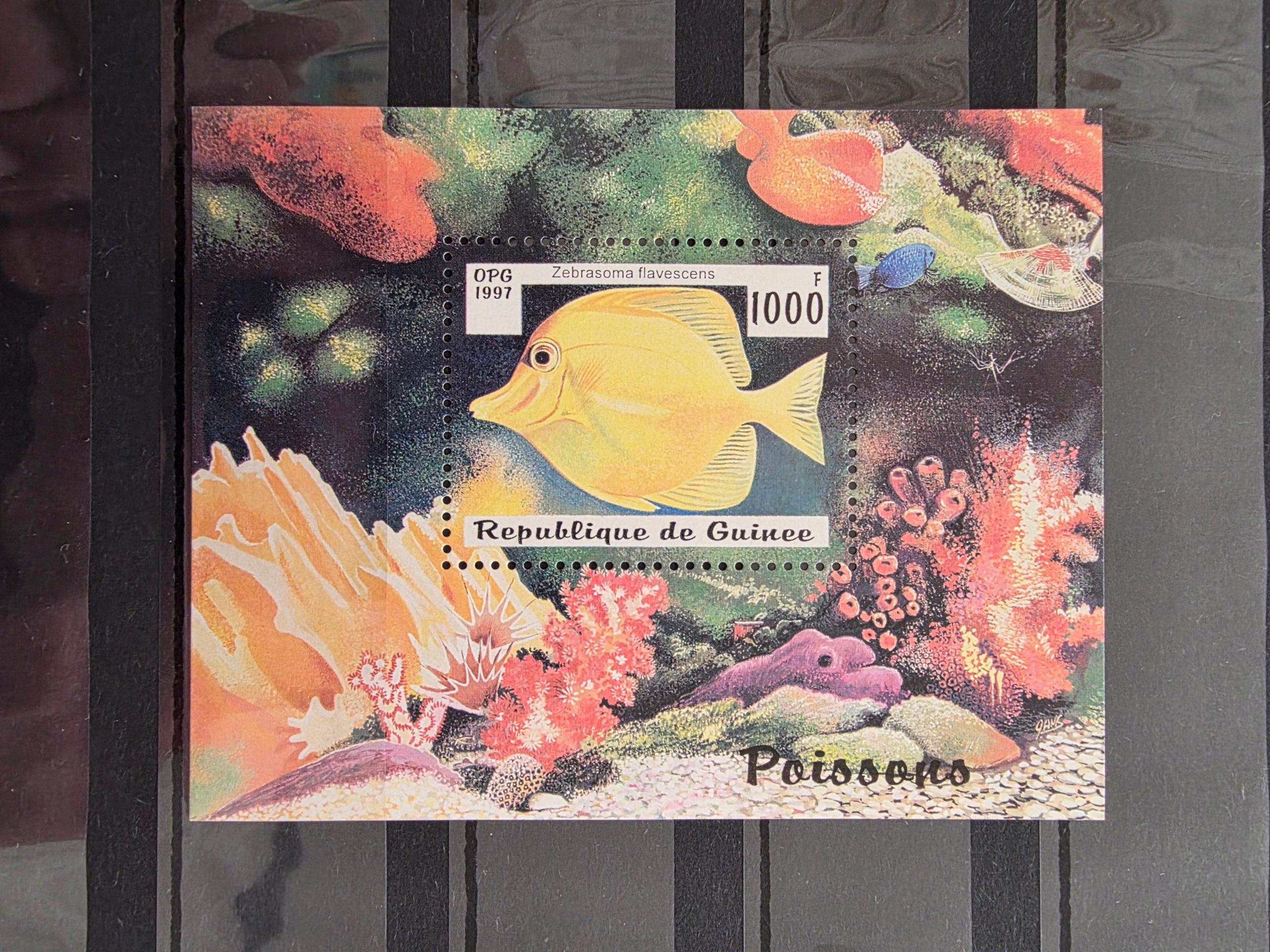 Znaczki Fauna Ryby Gwinea czysty /R