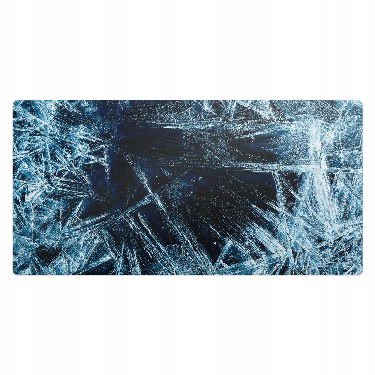 Podložka na psací stůl s motivem Mrazivé vzory v abstraktním stylu 100 x 50 cm