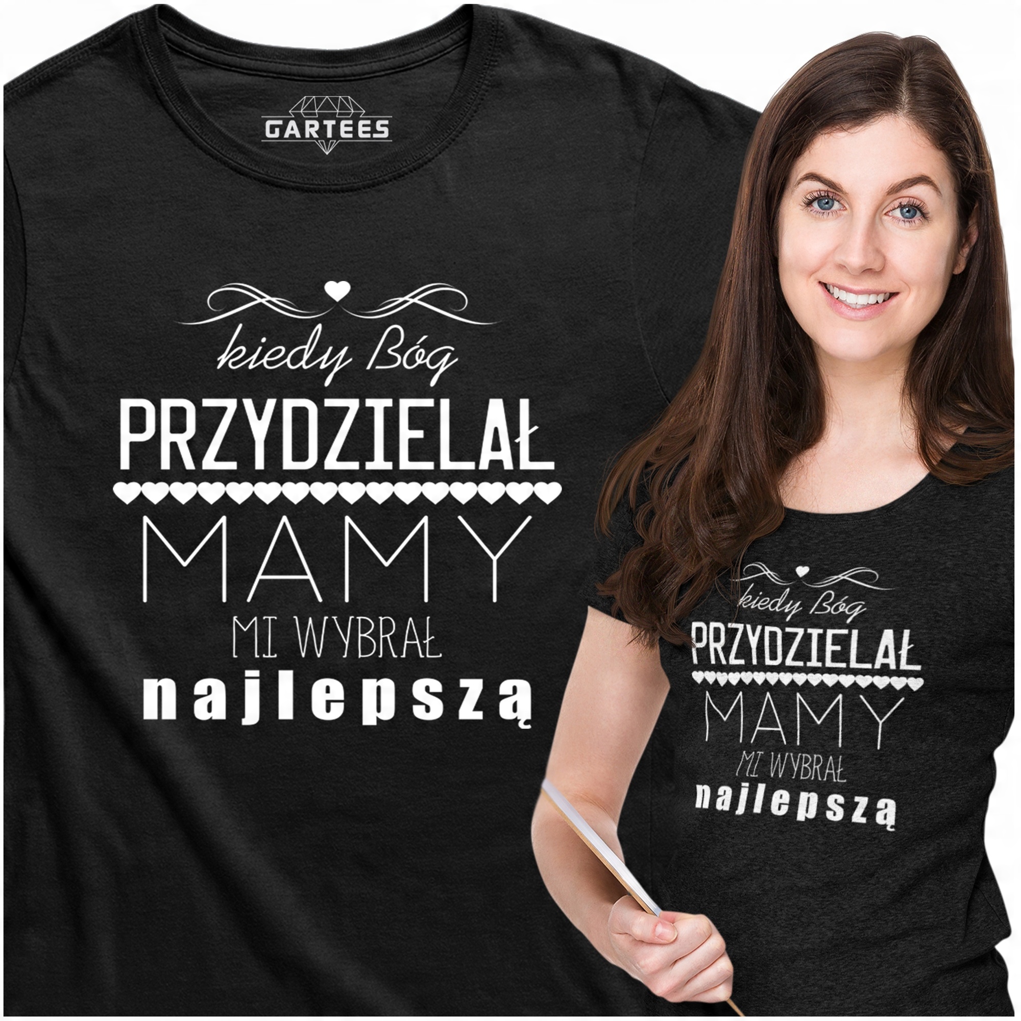 

Koszulka Damska Dzień Matki Najlepsza Mama