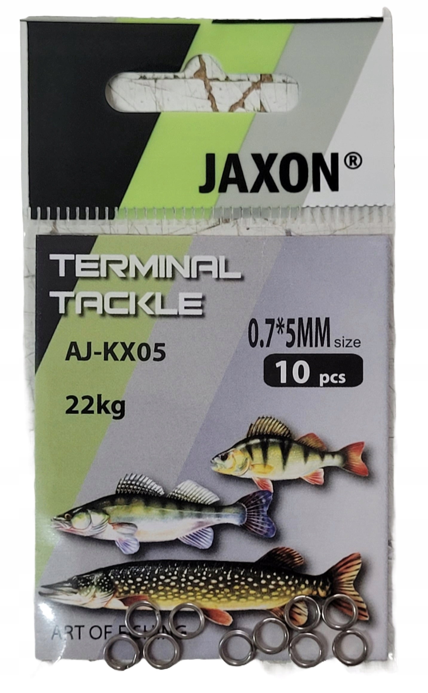 Kółka Łącznikowe Kute Jaxon Big Game 0.7x5mm 10 sztuk extramocne Strong