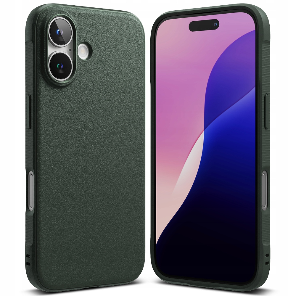 Etui Ringke Onyx do iPhone 16 Plus – ciemnozielone