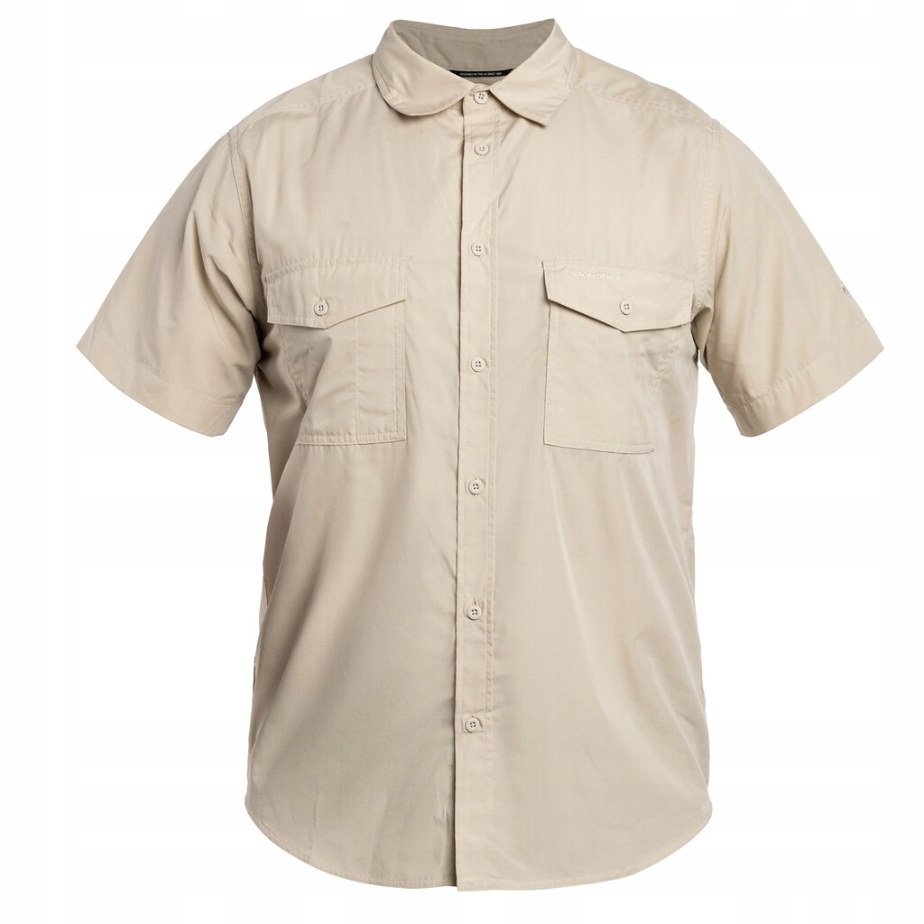 Košile s krátkým rukávem Craghoppers Kiwi II Short Sleeved Oatmeal S