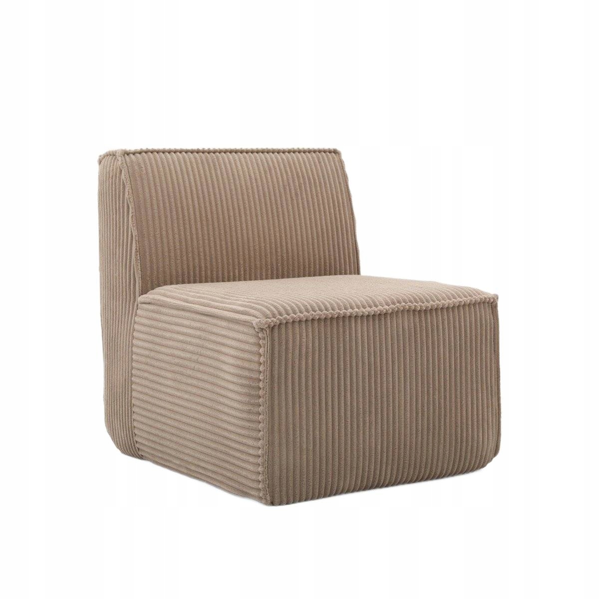 Modulárne kreslo Lykke béžové s rozmermi 73x88x73 cm Homla