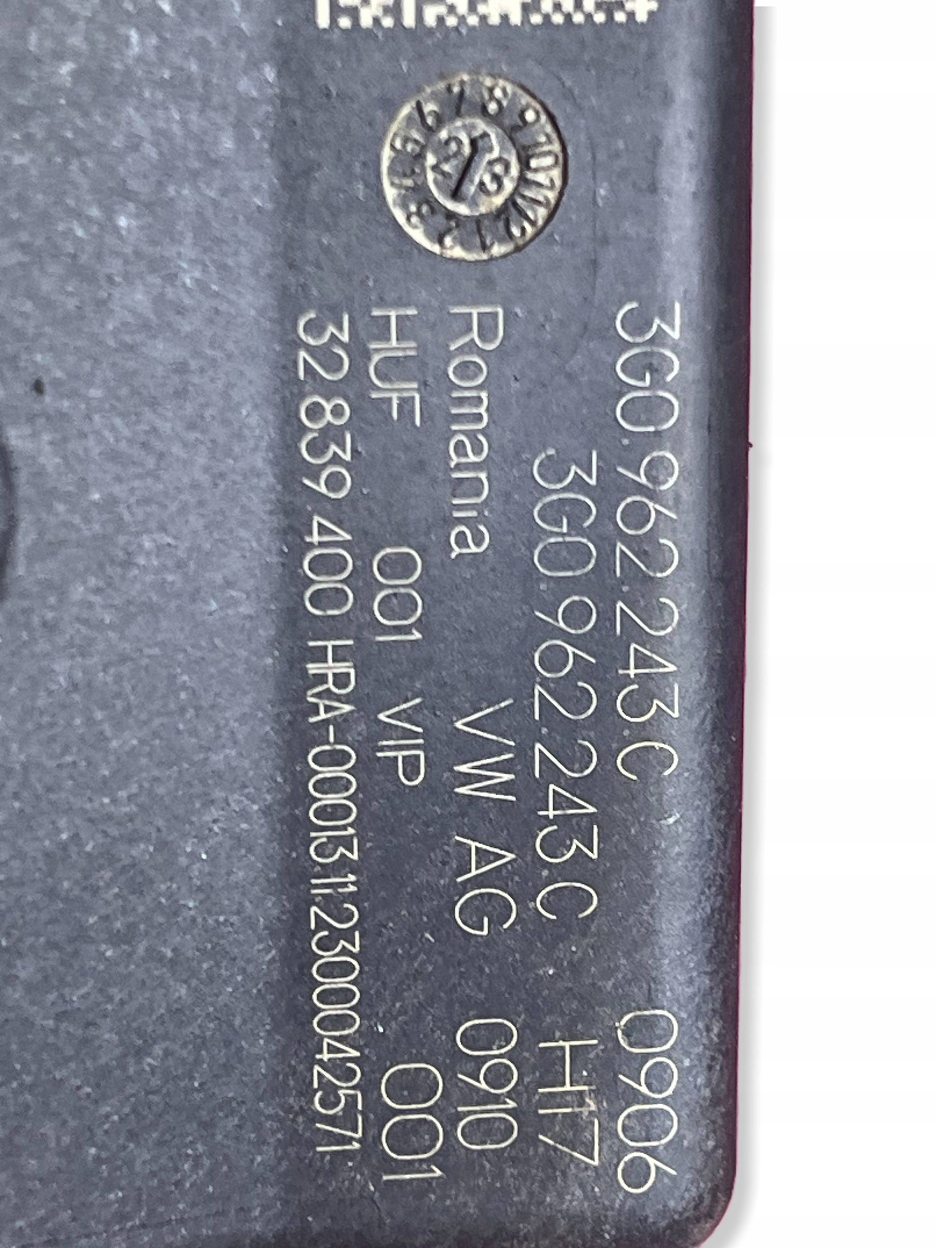 Module pour l’ouverture du capot VW AUDI PORSCHE 3G0962243C !J