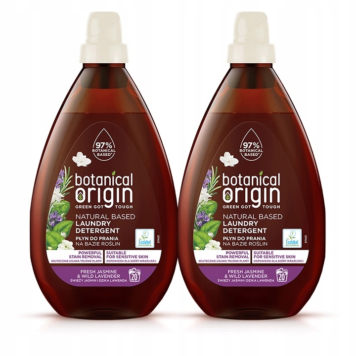 

Botanical Origin Płyn do Prania MIX 40pr 2 x 0,9L