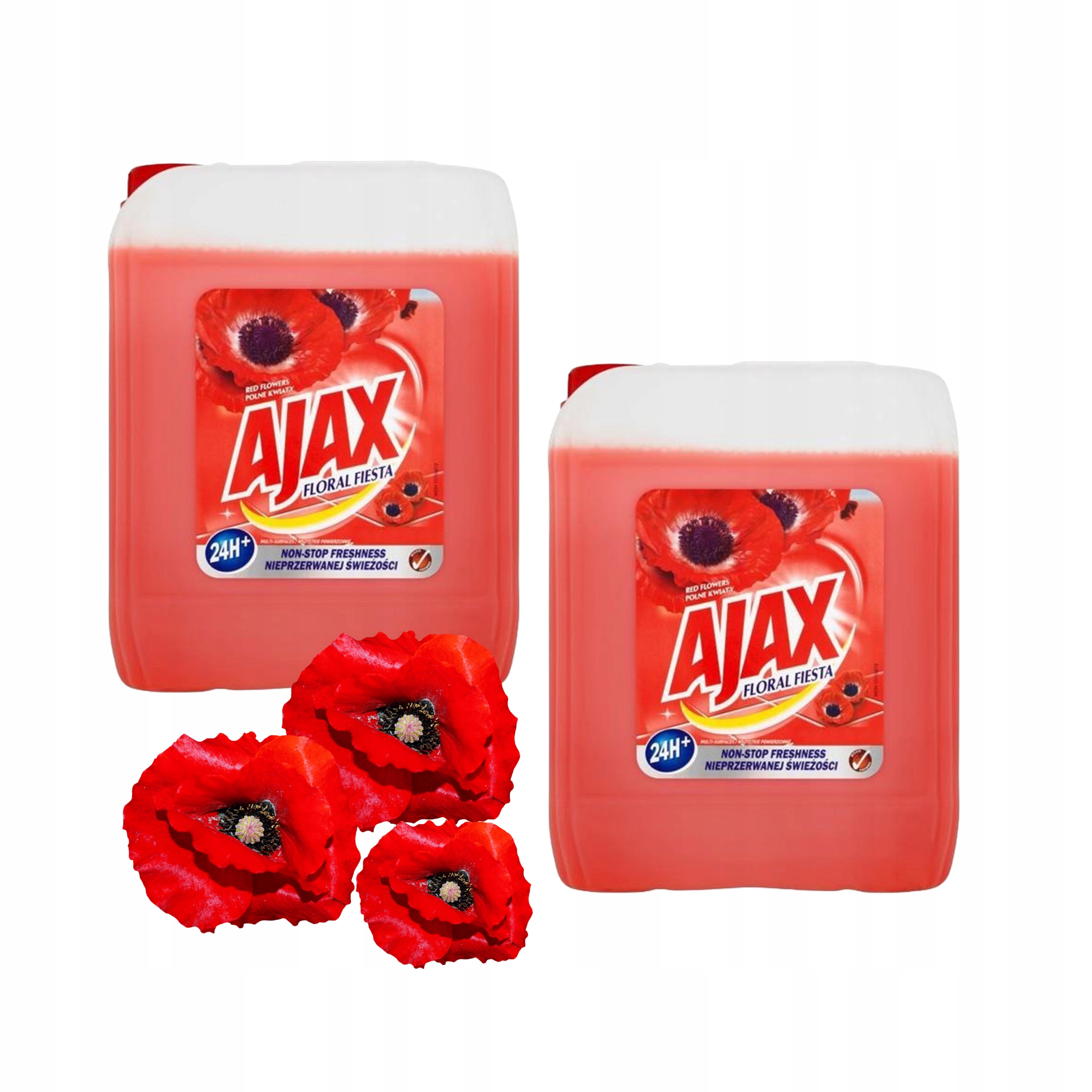 

Ajax Polne Kwiaty Płyn Uniwersalny czerwony 2 x 5L
