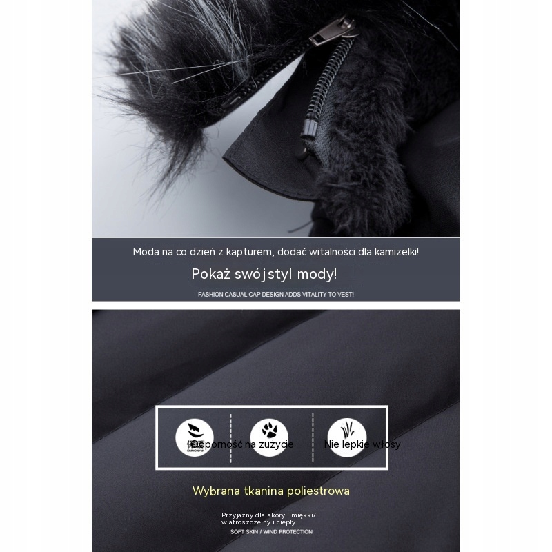KURTKA ZIMOWA OCIEPLANA MĘSKA PARKA DŁUGA Z KAPTUREM Rozmiar M