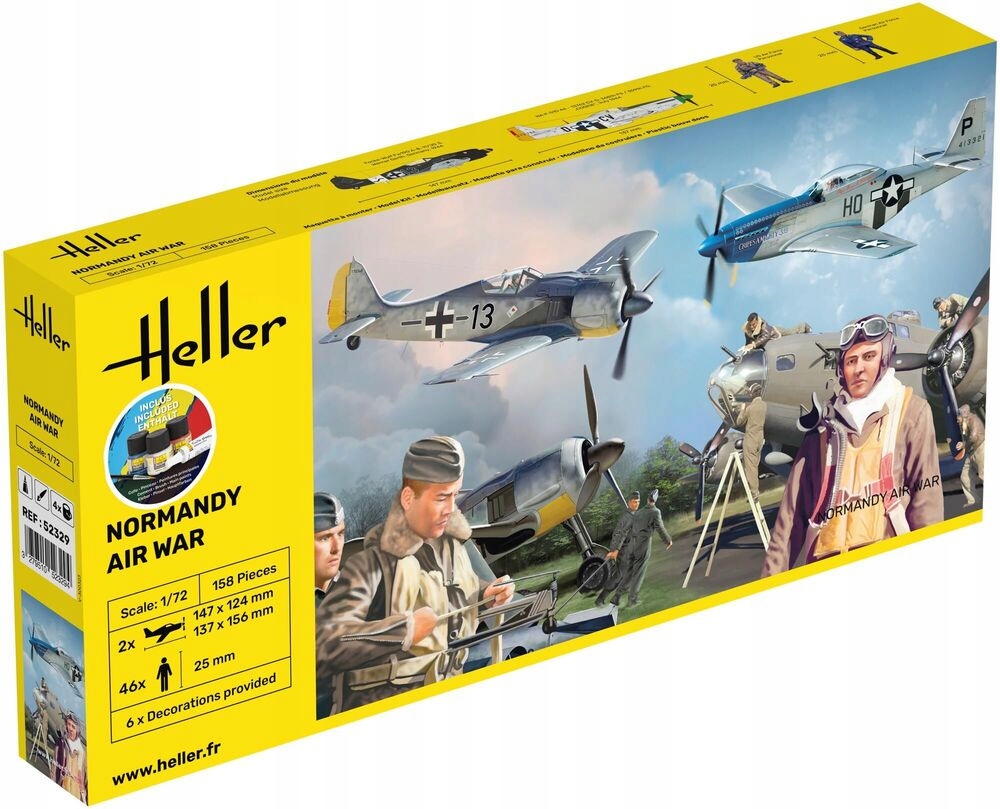 Starter Set Normandy Air War letadla a 46 figurek
