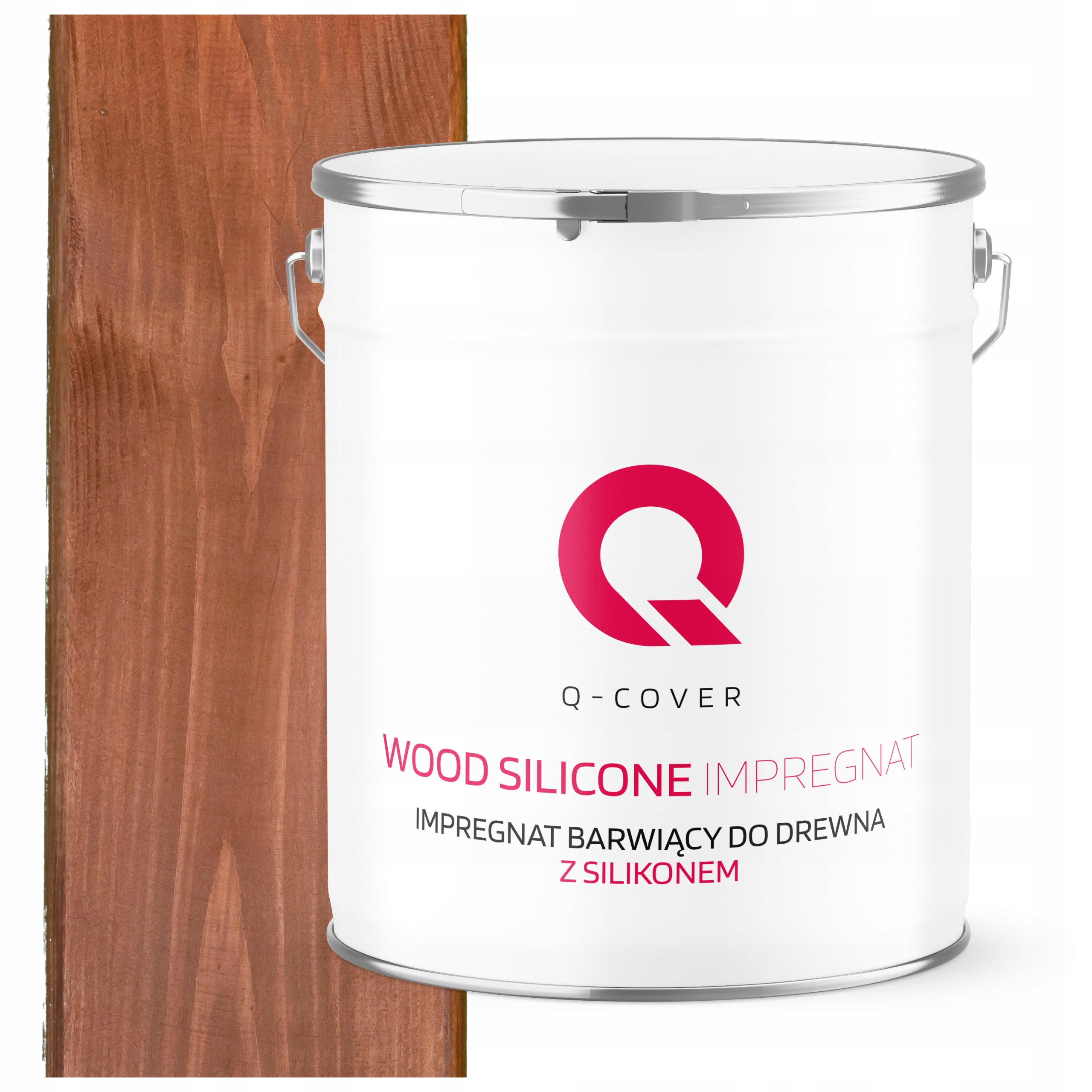 Impregnace Na Dřevo Extra Barva Se Silikonem Chránící Barvy Ořech 5L Uv