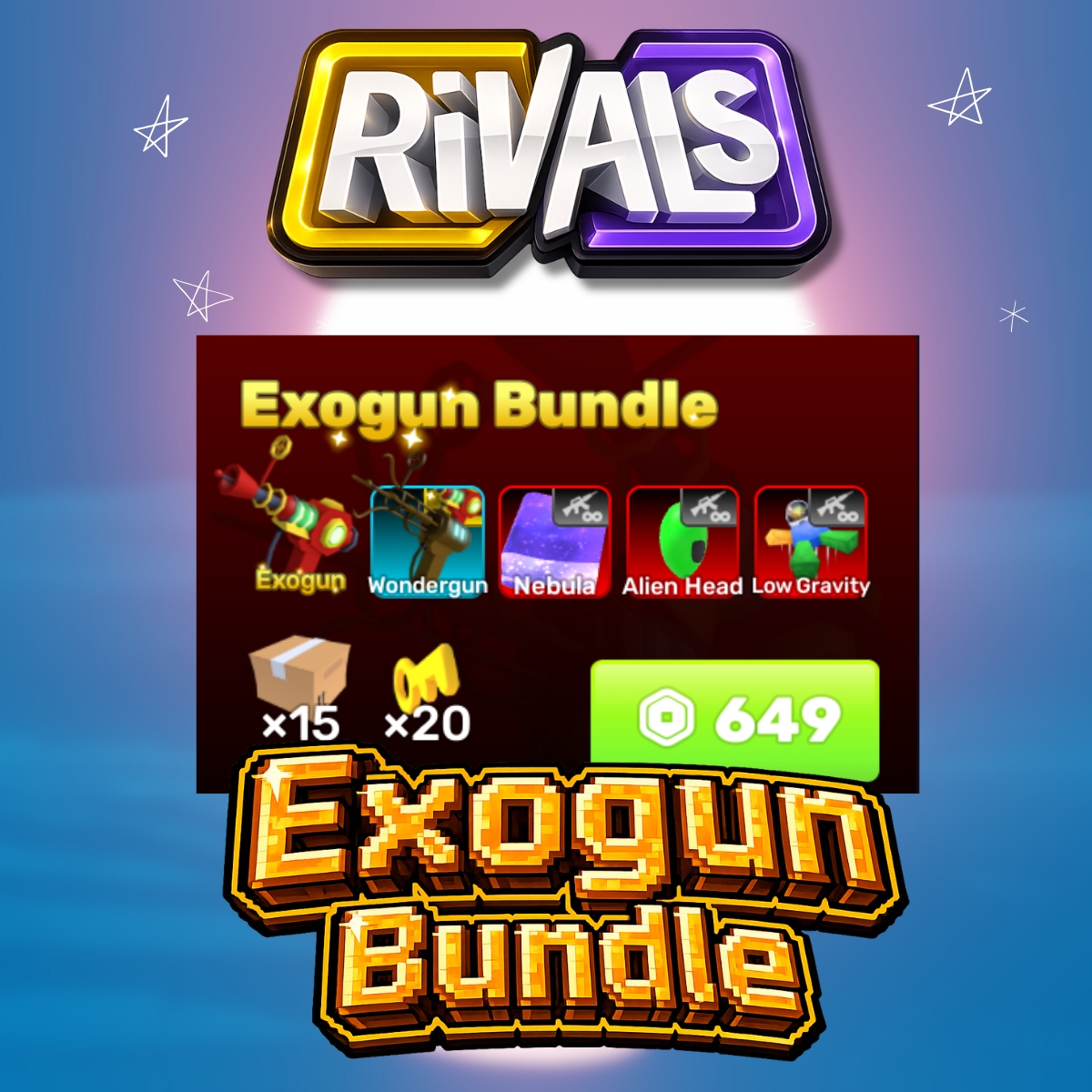Exogun Csomag | Rivals | Roblox • Ár, Vélemények - Allegro