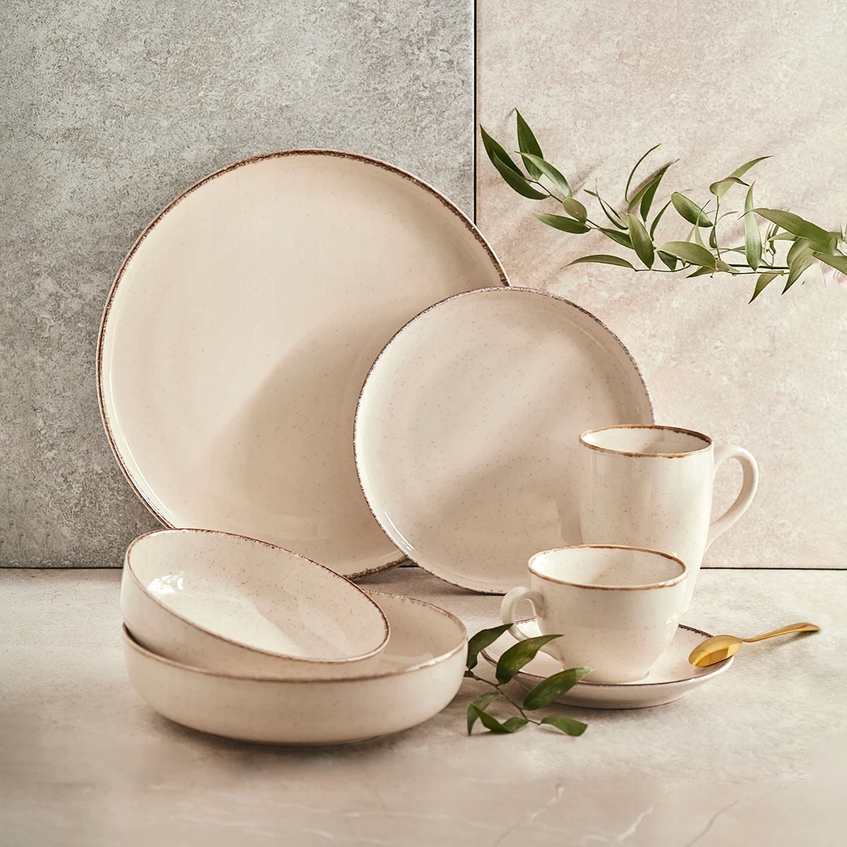 Spodek CRAFT do filiżanki talerzyk podstawka porcelanowa Ambition Marka Ambition