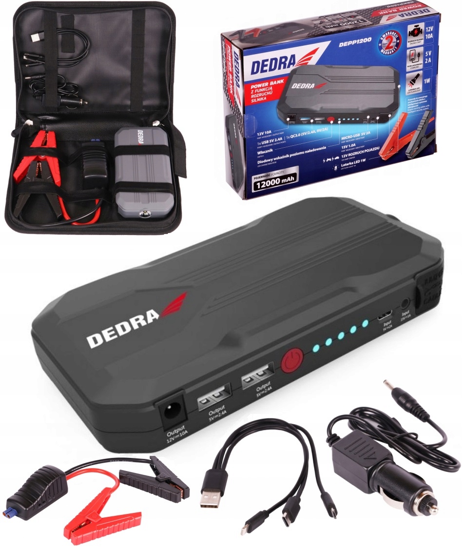 

Powerband z Fun. Rozruchu Dedra DEPP1200 12000mAh