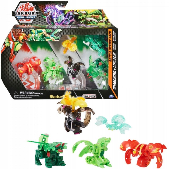 Bakugan Evolutions,Dragonoid and Sluggler Battle