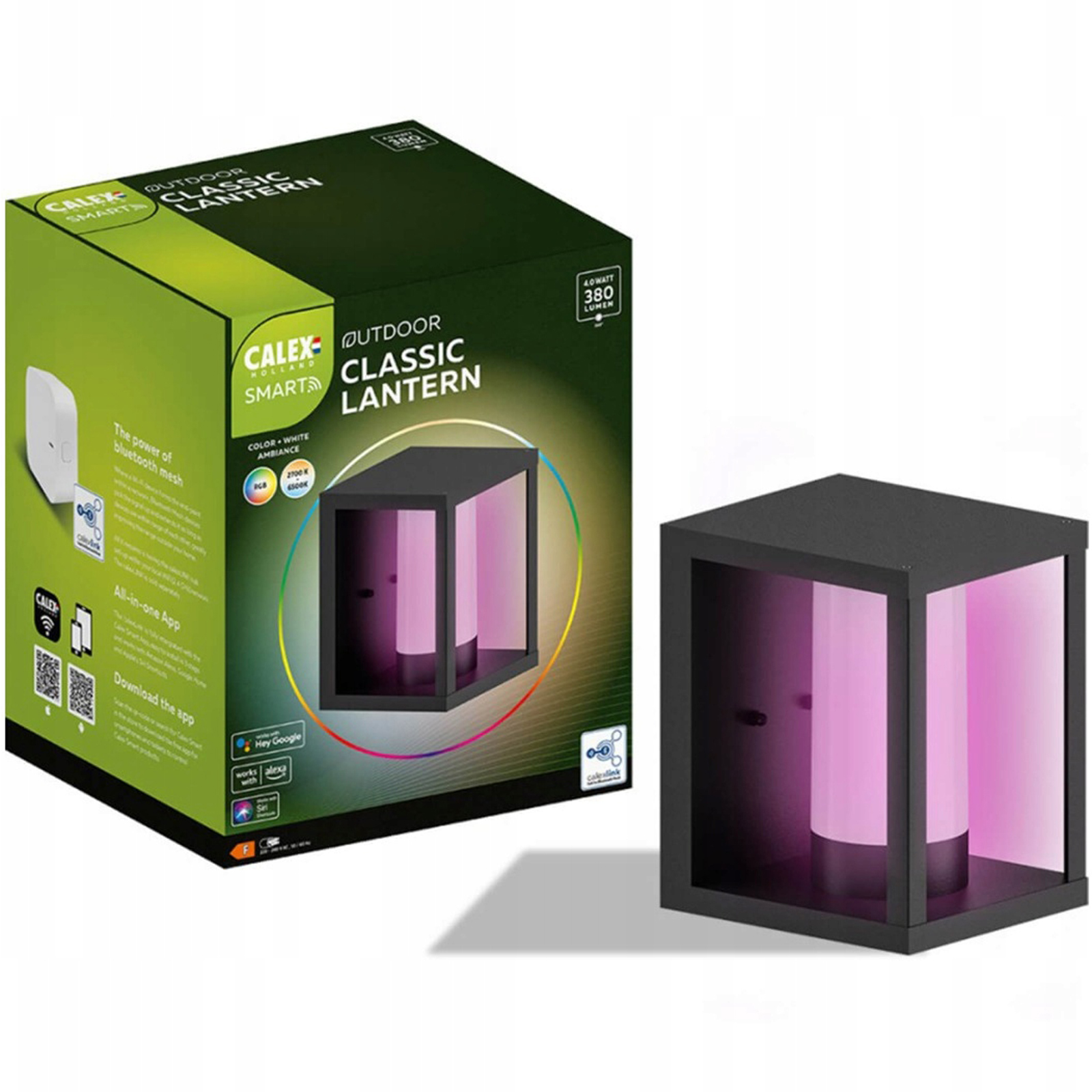 Lampa Nástěnné svítidlo Zahradní lampa Inteligentní Led 4W Bluetooth Smart Rgb+cct