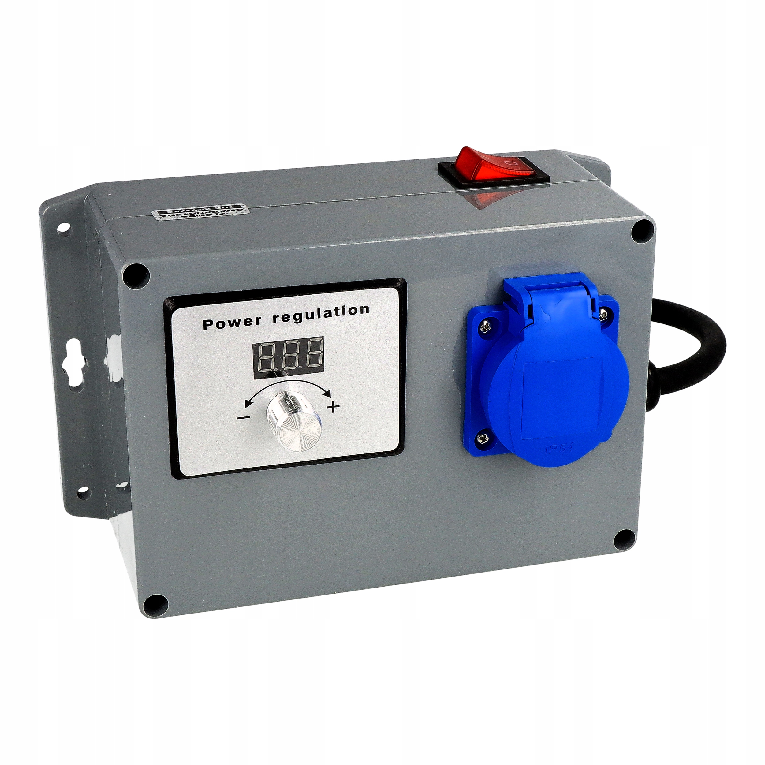 Regulátor Otáčok Ventilátora Výkonu Ohrievača 230V 5KW S Kompaktným Panelom