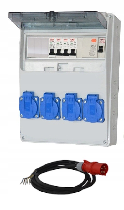 Elektrický stavebný rozvádzač C316WR 4x230 kábel 2 m 32A