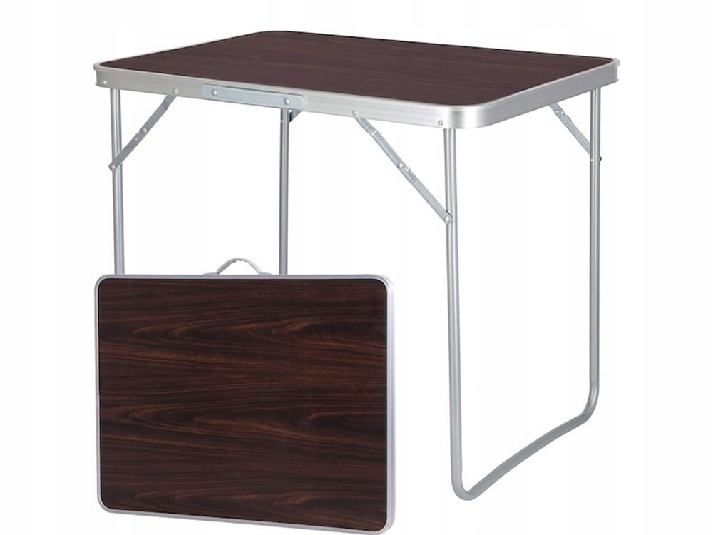 Turistický skládací zahradní stůl s držadlem pro přenášení kufru