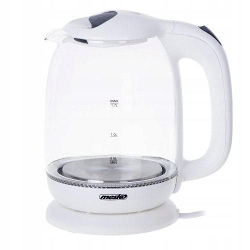 Ms 1302 bílá Skleněná konvice 1,7 L