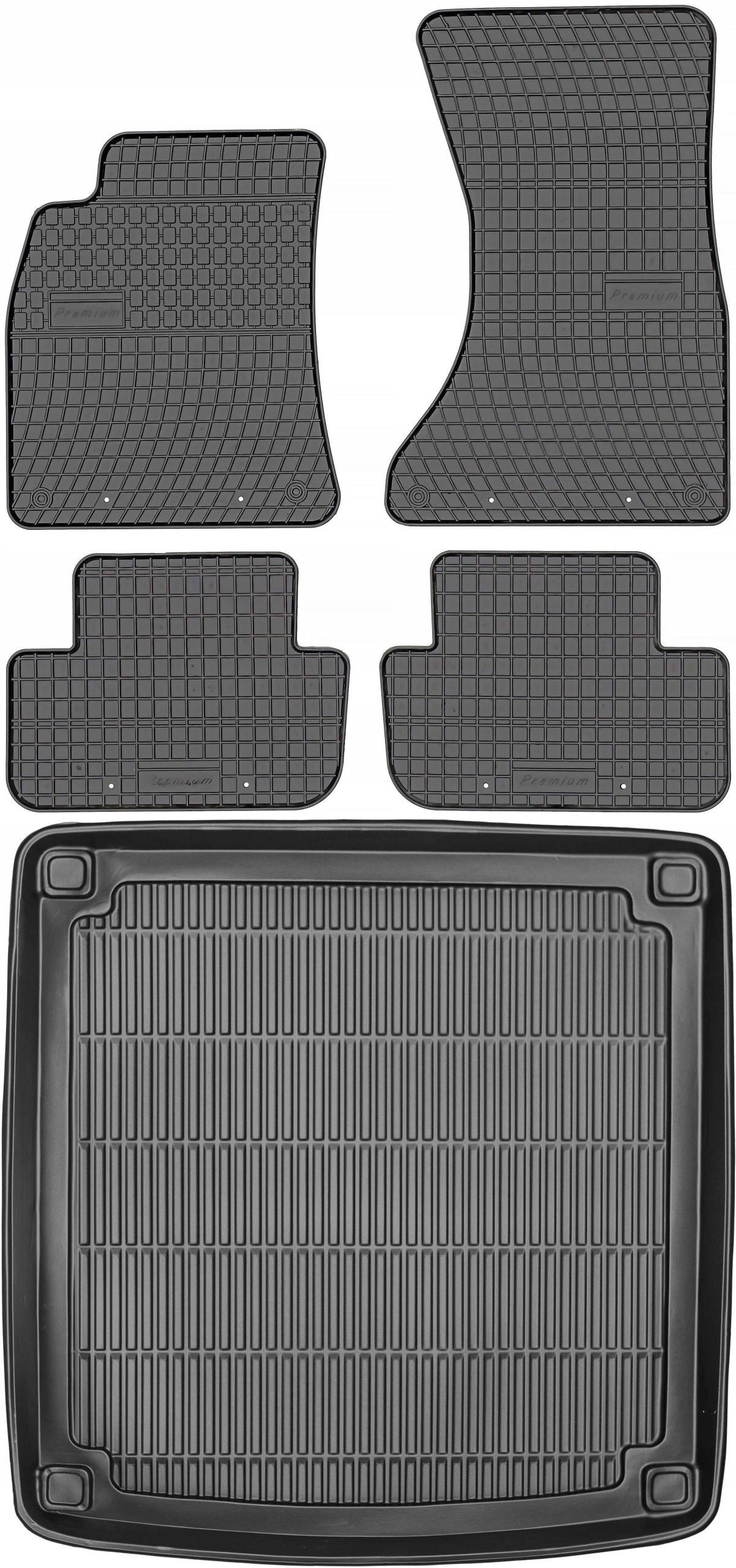 Audi A4 B8 Kombi 2007-2015 Gumové stierače rohož batožinového priestoru
