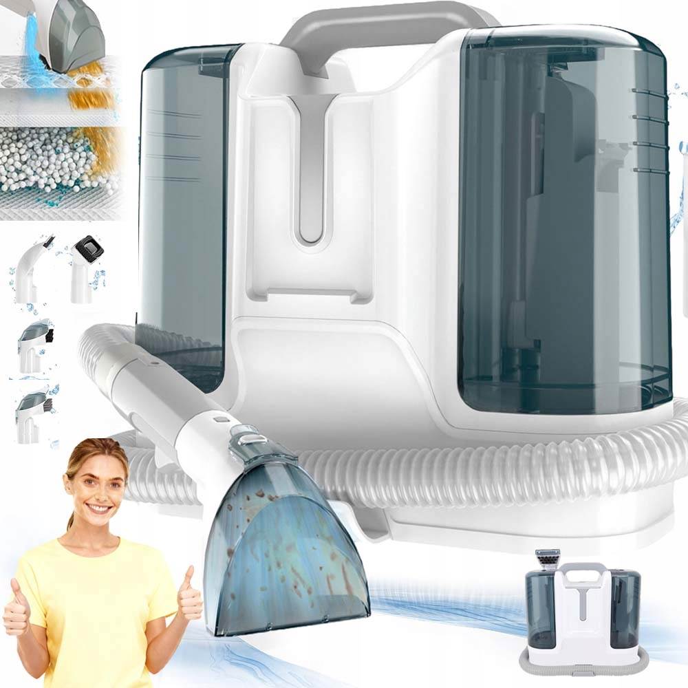 Vysavač Na Mokre Čištění Čalounění A Koberců Silný Profi 11KPA Detailing