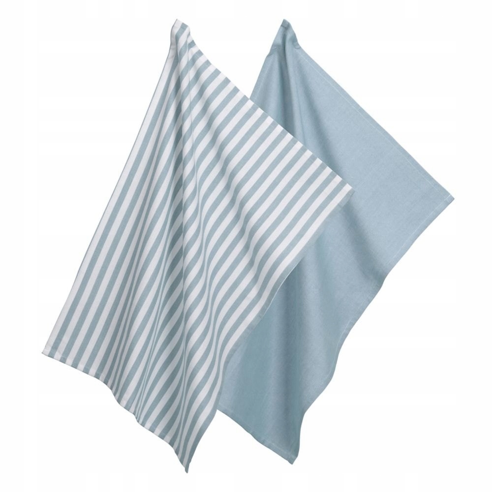 Levně Utěrka na nádobí Caja 2 ks 55% bavlna/45% bambus modrá 70x50 cm KL-12874