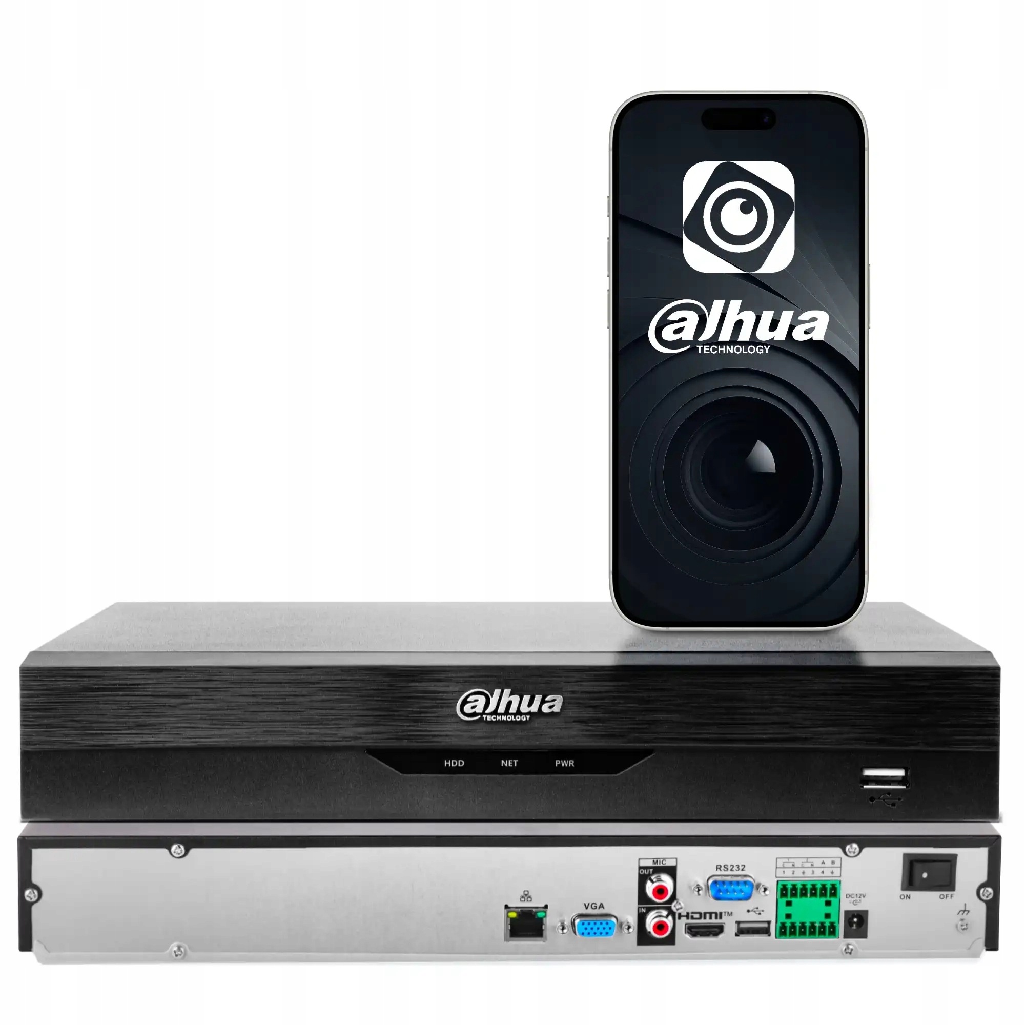 Rejestrator Ip NVR5216-EI 16 Kanałowy Dahua 32MPX Hdmi Vga