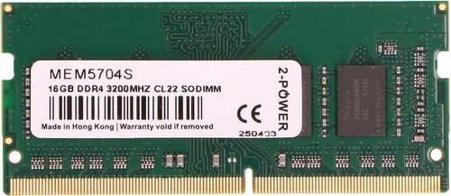 Pamäť Ram 1x 16GB 2-POWER So-dimm DDR4 3200MHz PC4-25600 MEM5704S