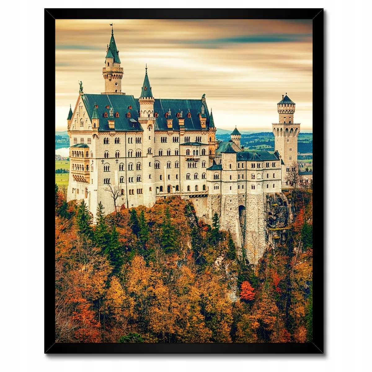 Plakáty v rámu 40x50 Zámek Neuschwanstein
