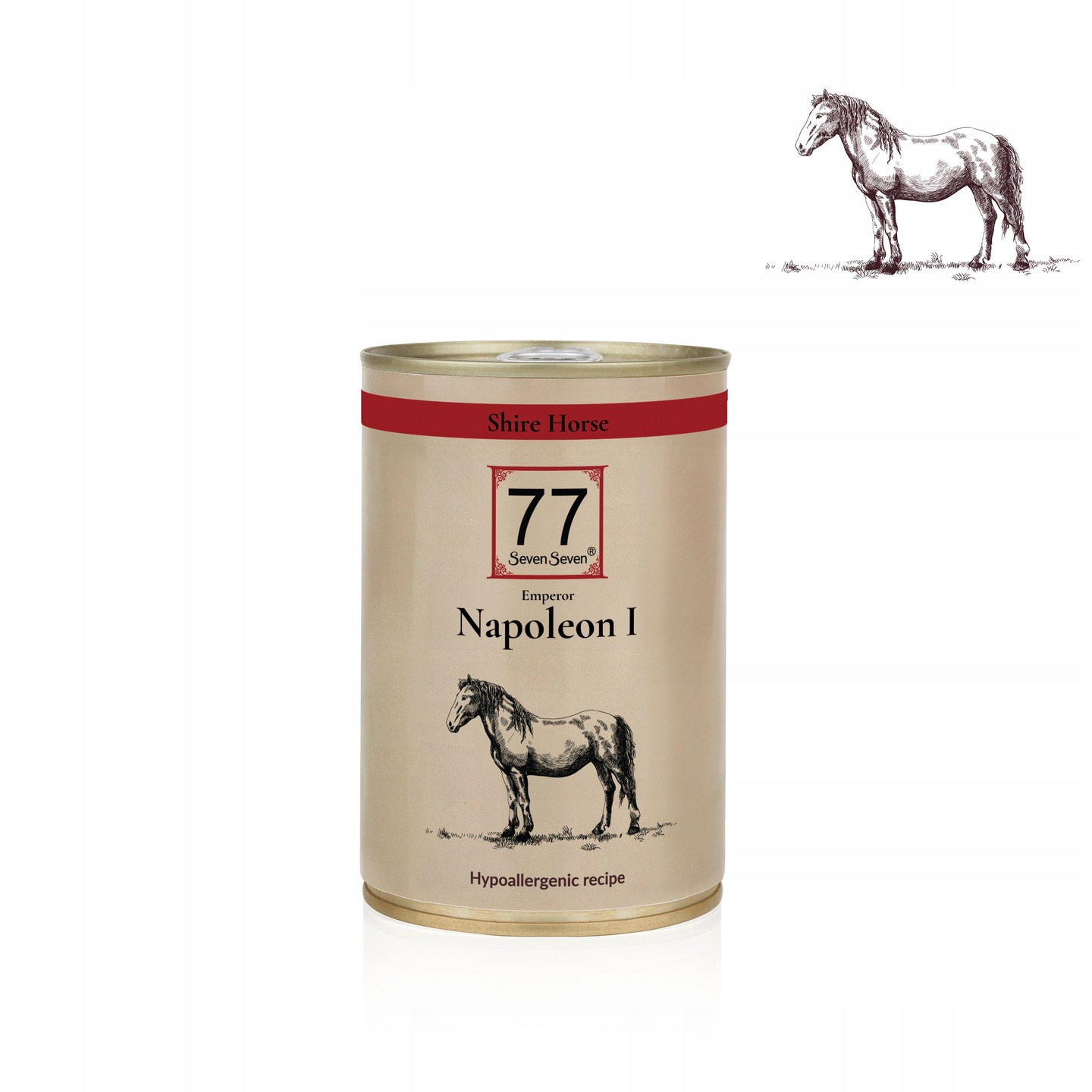 77 Napoleon I krmivo pro mokré koně s lněným semínkem 400 g – sada 6 Ks