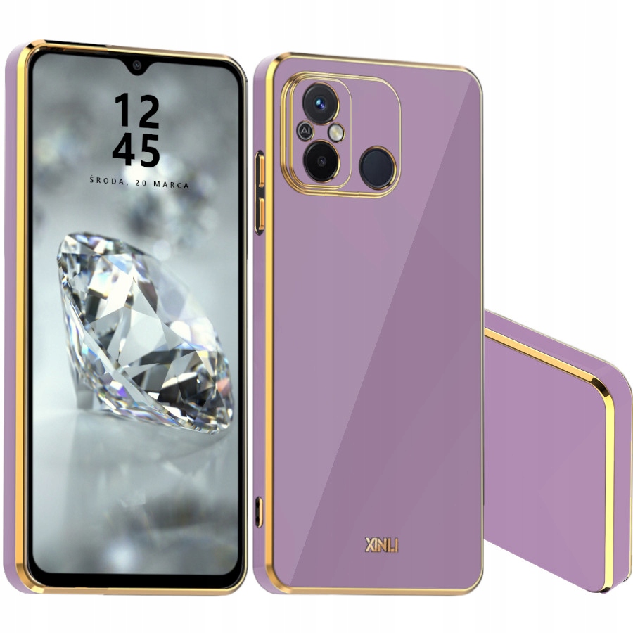 

Etui Glamour Shine Do Redmi 12C Szkło