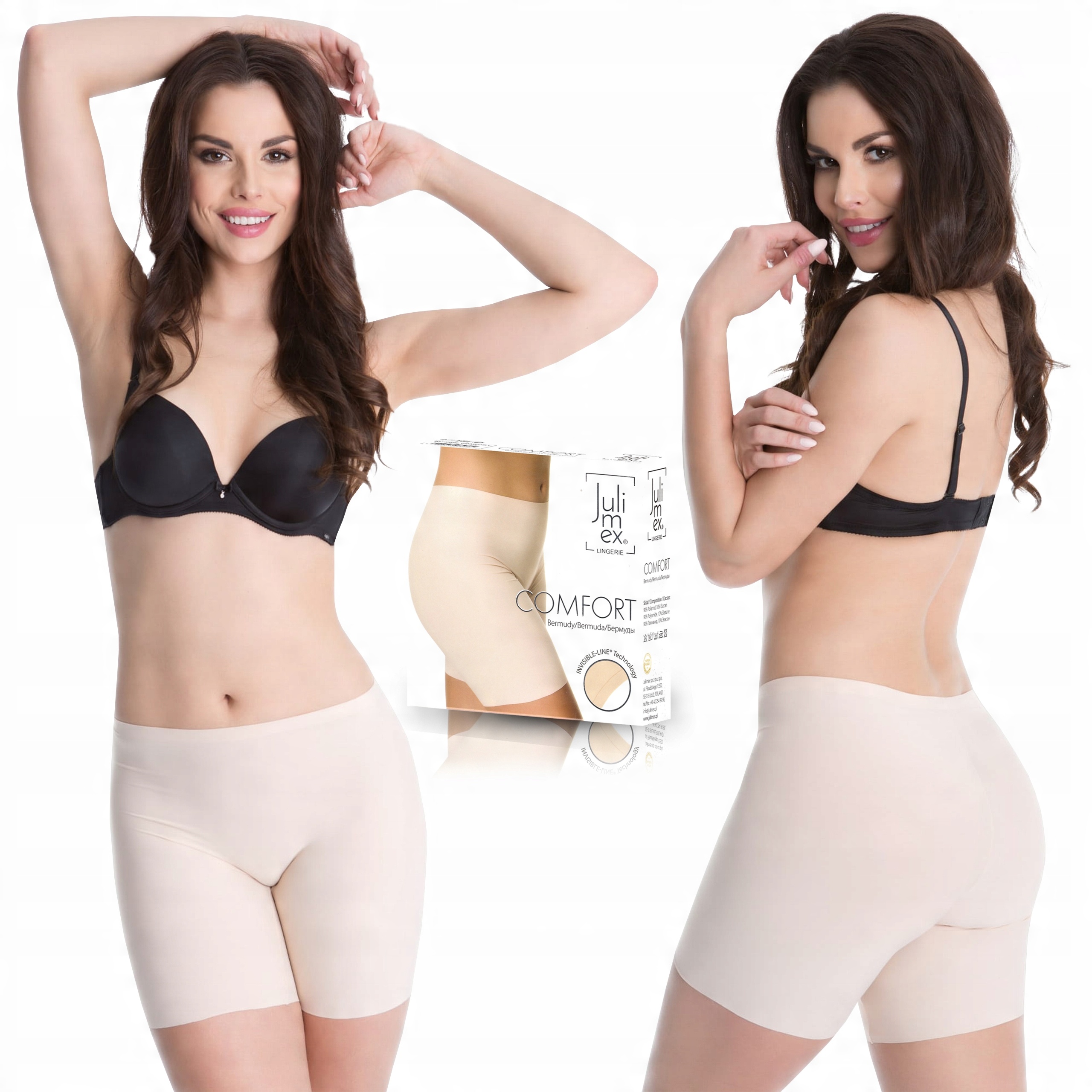 

Reformy bermudy Julimex Comfort beż 3XL