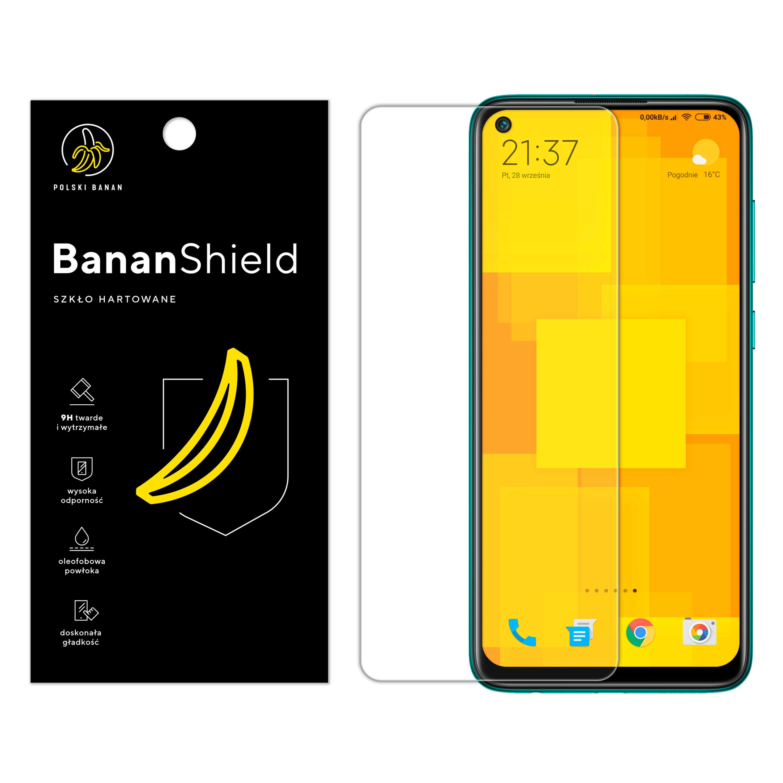 

Szkło Hartowane 9H do Xiaomi Redmi Note 9