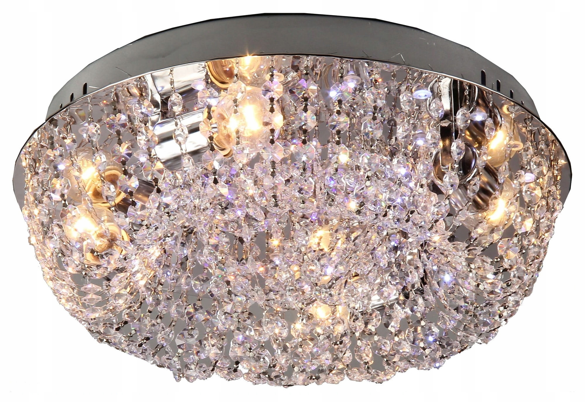Exkluzívny stropné svietidlo P-e 1154/4, skupina glamour kryštálov, do svadobnej sály