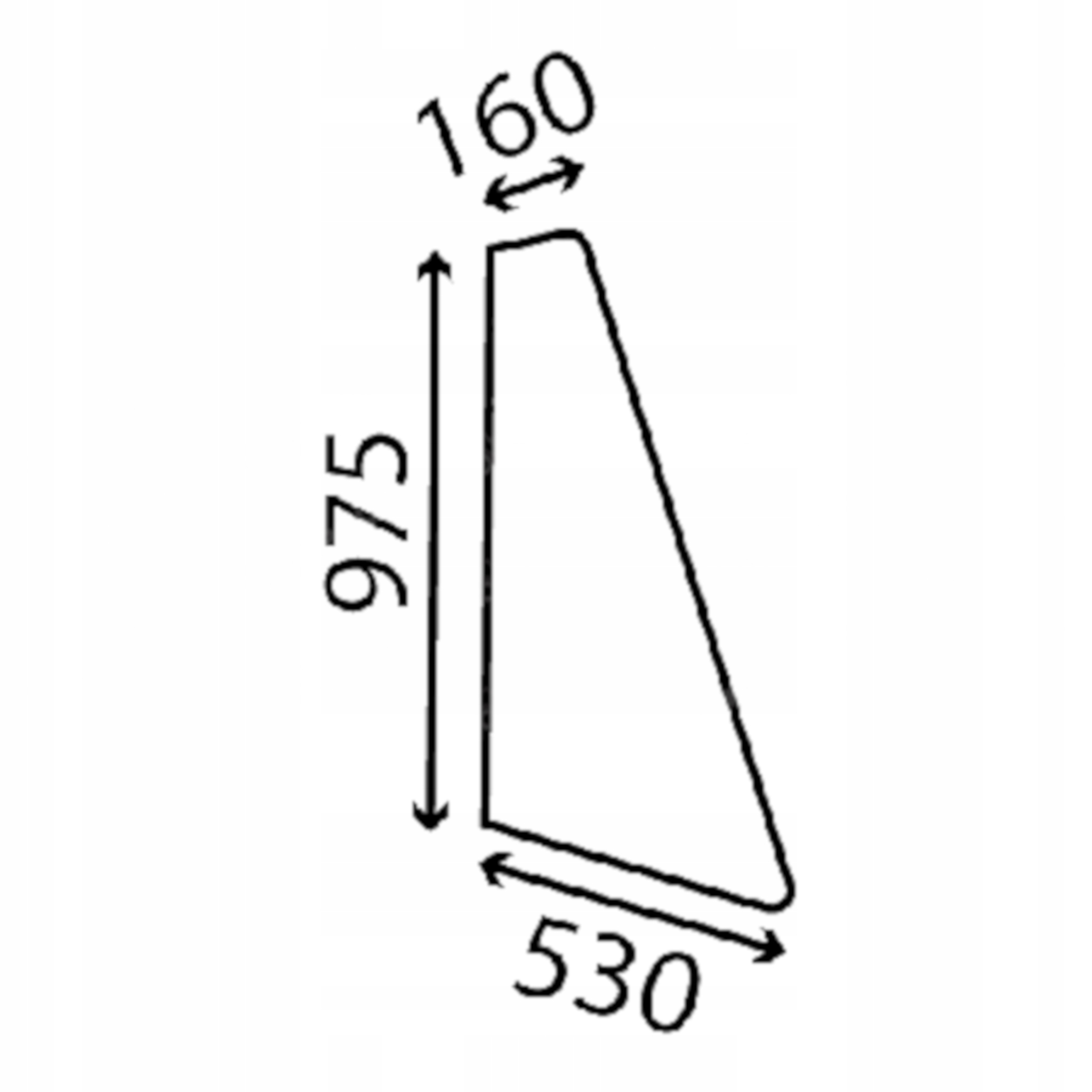 sklo Case zadní rohové E44007